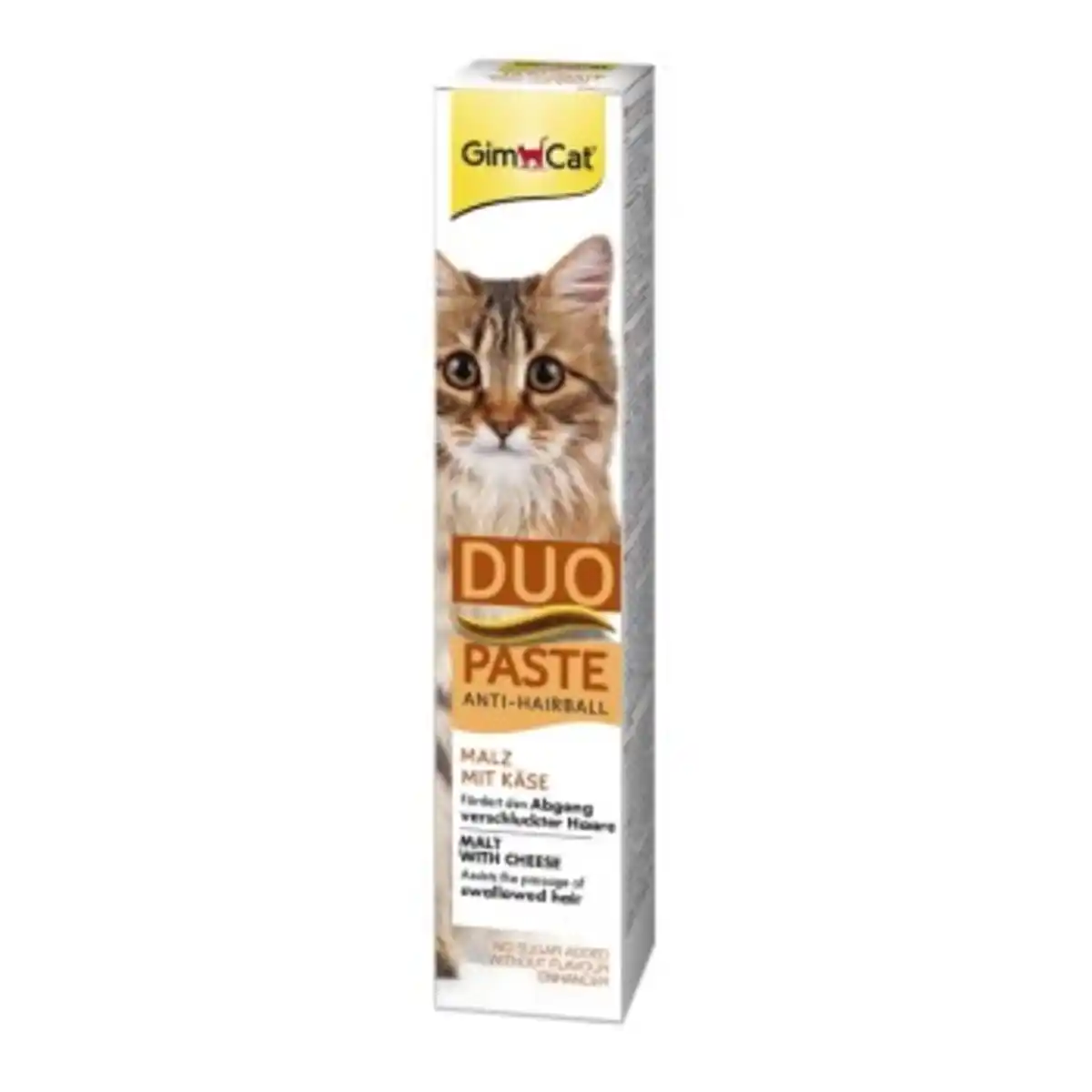 Bild 1 von GimCat DUO Paste Anti-Hairball Malz+Käse Anti-Hairball Hühnchen + Malz 50 g