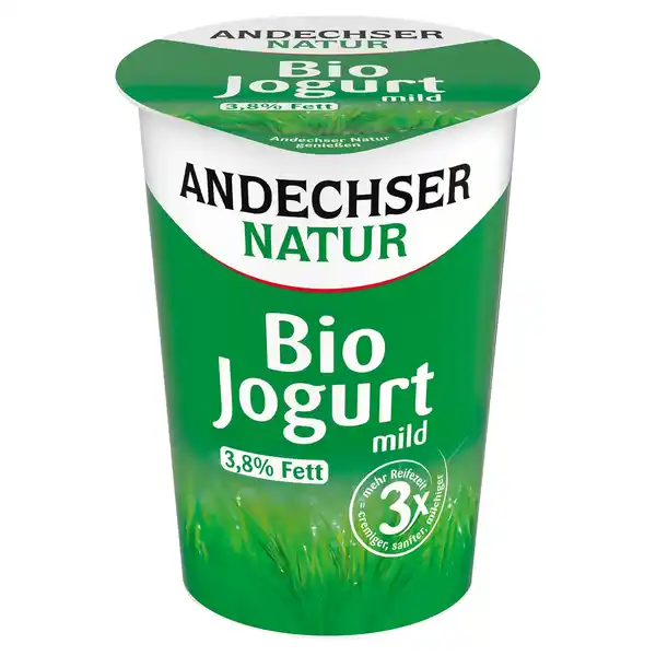 Bild 1 von ANDECHSER NATUR Andechser Bio-Jogurt 3,8%, 500 g