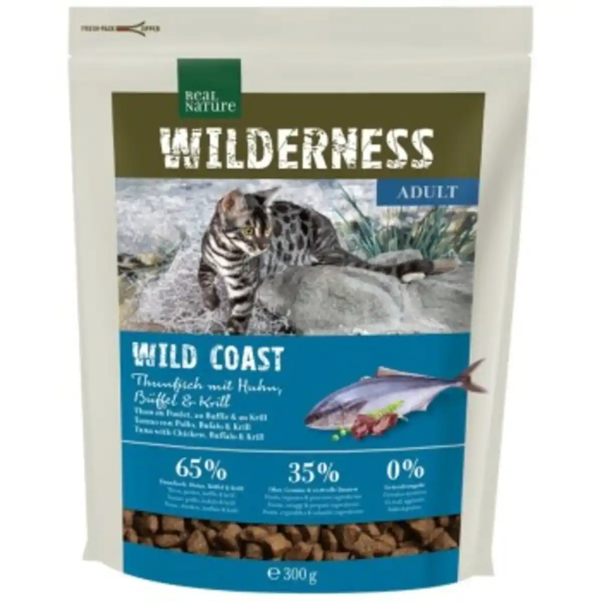 Bild 1 von REAL NATURE WILDERNESS Wildcoast Adult Thunfisch mit Huhn, Büffel & Krill 300 g