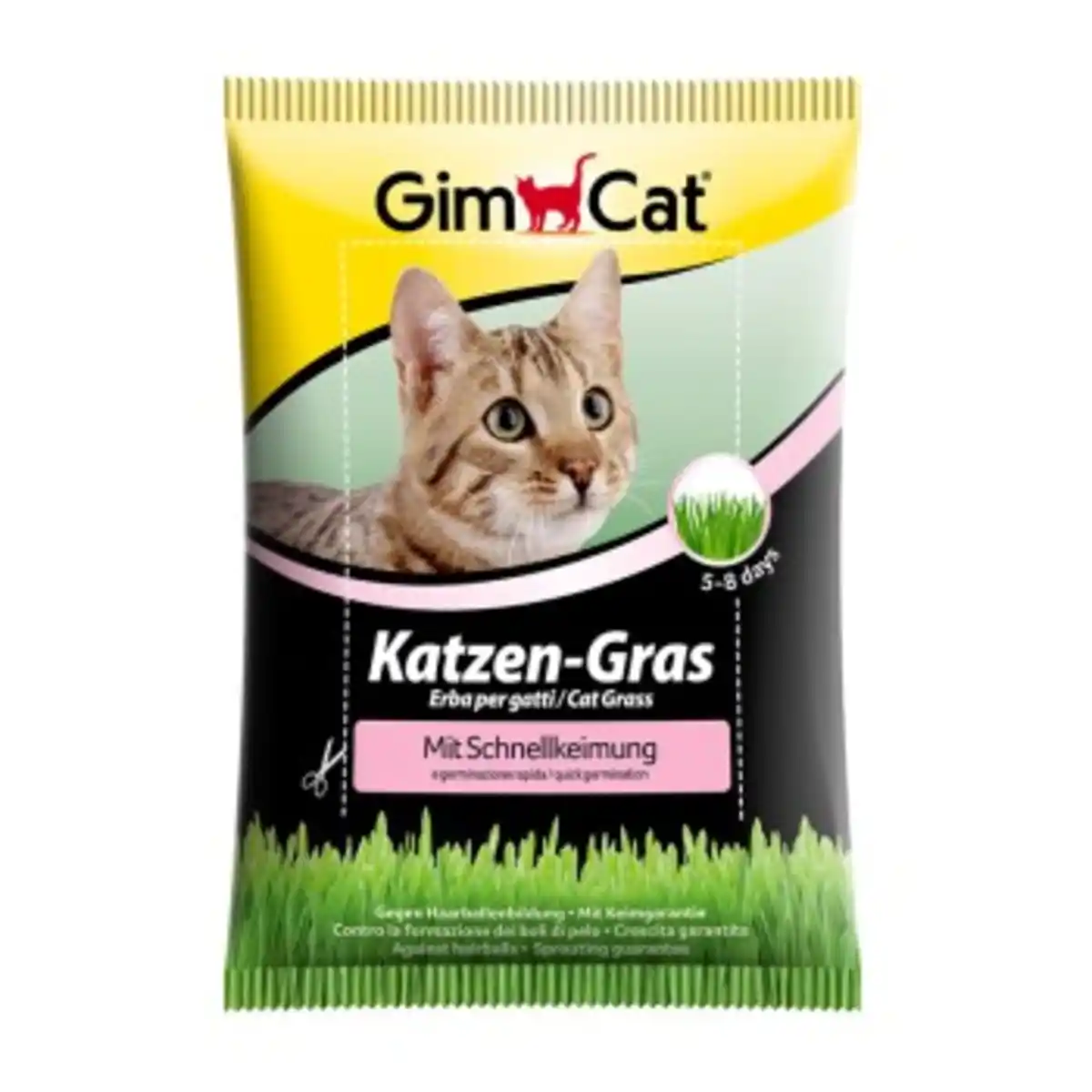 Bild 1 von GimCat Katzengras Schnellkeimbeutel 100g