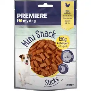 PREMIERE Mini Snack Sticks Huhn mit Reis 150 g