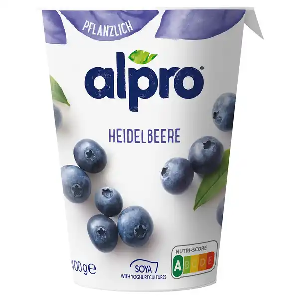 Bild 1 von ALPRO Joghurtalternative 400 g, Heidelbeere