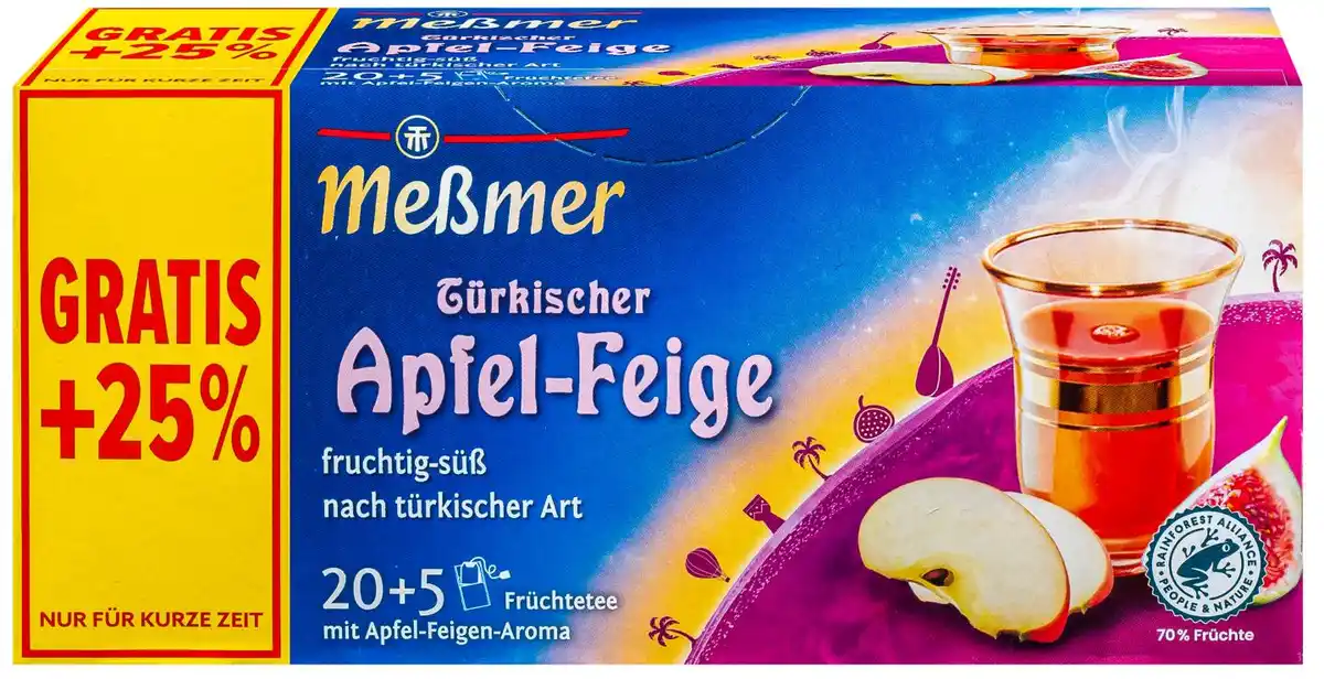 Bild 1 von MESSMER Ländertee, 25-Btl.-Packg.