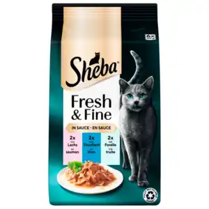 Sheba Fresh & Fine in Sauce Lachs, Thunfisch & Forelle 6x50g