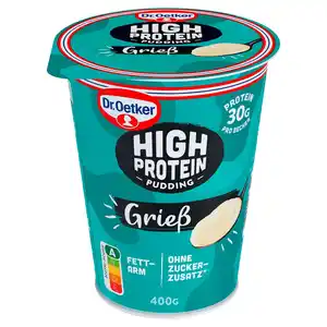 DR. OETKER High Protein Pudding 400 g, Grießpudding