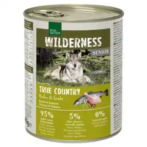 REAL NATURE WILDERNESS Nassfutter für Hunde Senior True Country Huhn & Lachs 6x800 g