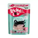 Bild 1 von Lucky Lou Nassfutter Katze Extra Food Adult in Gelee Thunfisch 12x70 g