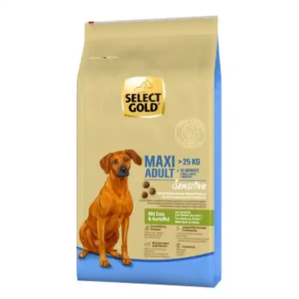 Bild 1 von SELECT GOLD Sensitive Adult Maxi Ente & Kartoffel 12 kg