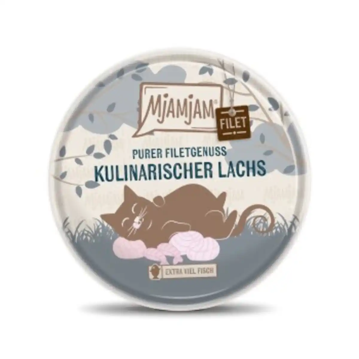 Bild 1 von MjAMjAM Nassfutter Katze Adult, Purer Filetgenuss 16x80 g Lachs