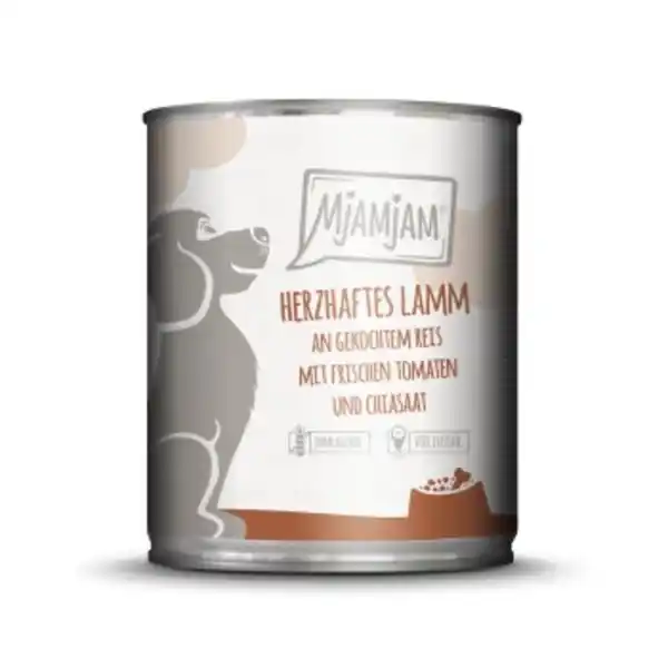 Bild 1 von MjAMjAM Nassfutter Hund Adult herzhaftes Lamm 6x800 g