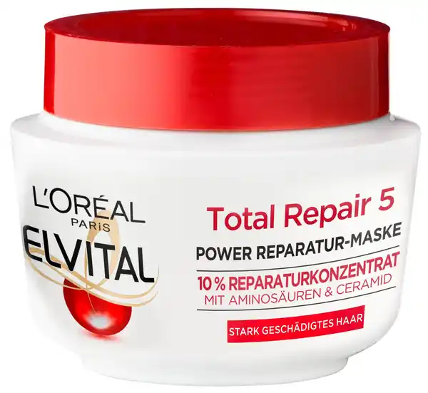 Bild 1 von L'ORÉAL PARIS Elvital Haarmaske, 300-ml-Tiegel