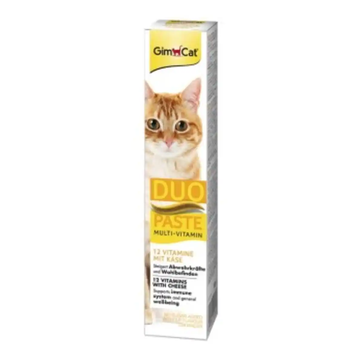 Bild 1 von GimCat DUO Paste Multi-Vitamin 12 Vitamine+Käse Multi-Vitamin Käse + 12 Vitamine 50 g