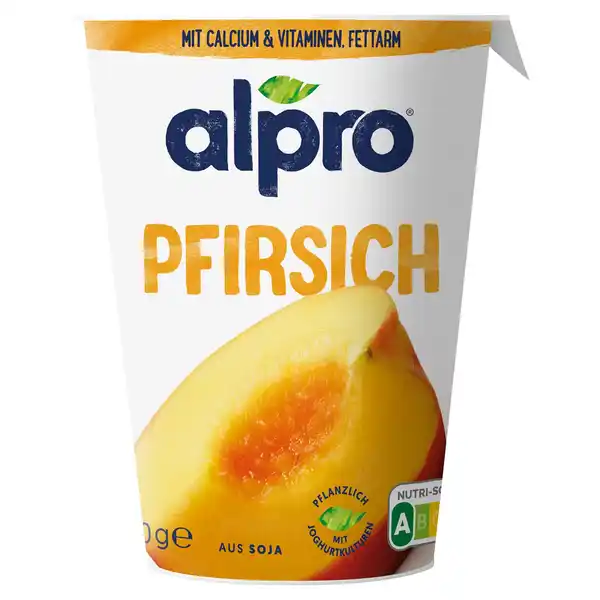 Bild 1 von ALPRO Joghurtalternative 400 g, Pfirsich