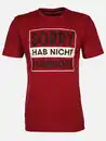 Bild 1 von Herren Shirt mit Spruch Rot