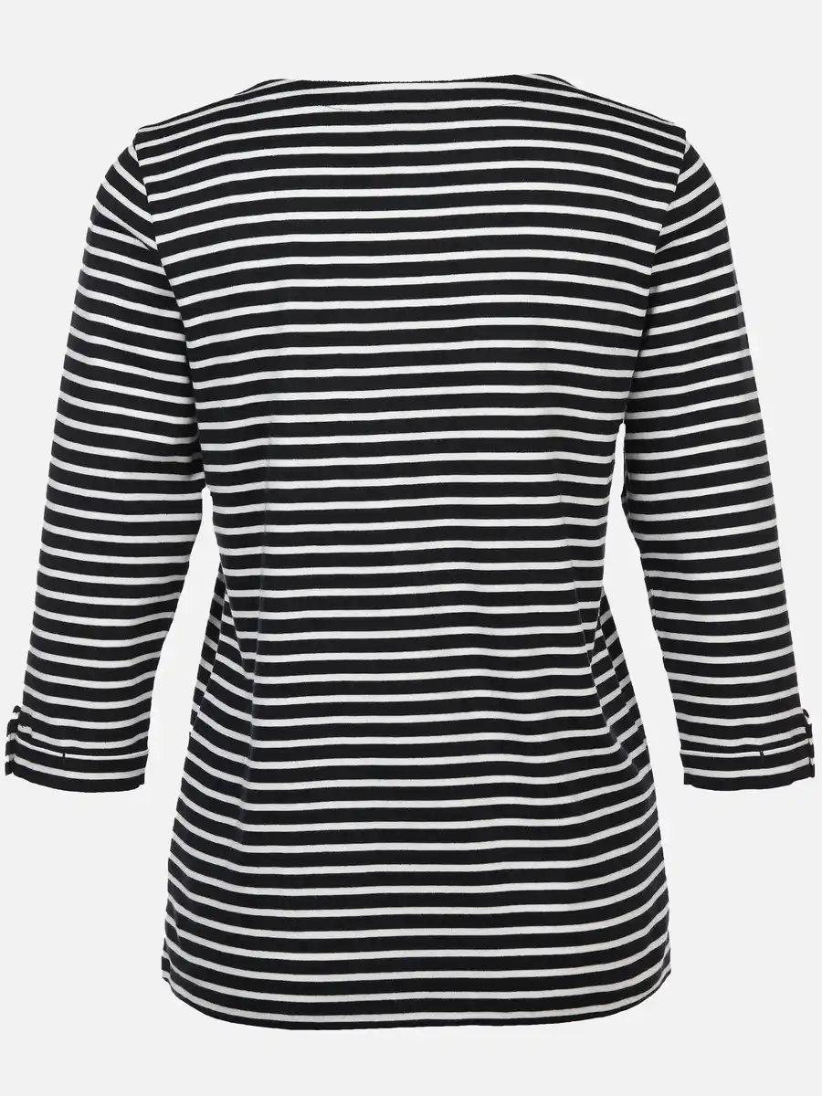 Bild 2 von Damen Streifenshirt mit 3/4 Arm Marine