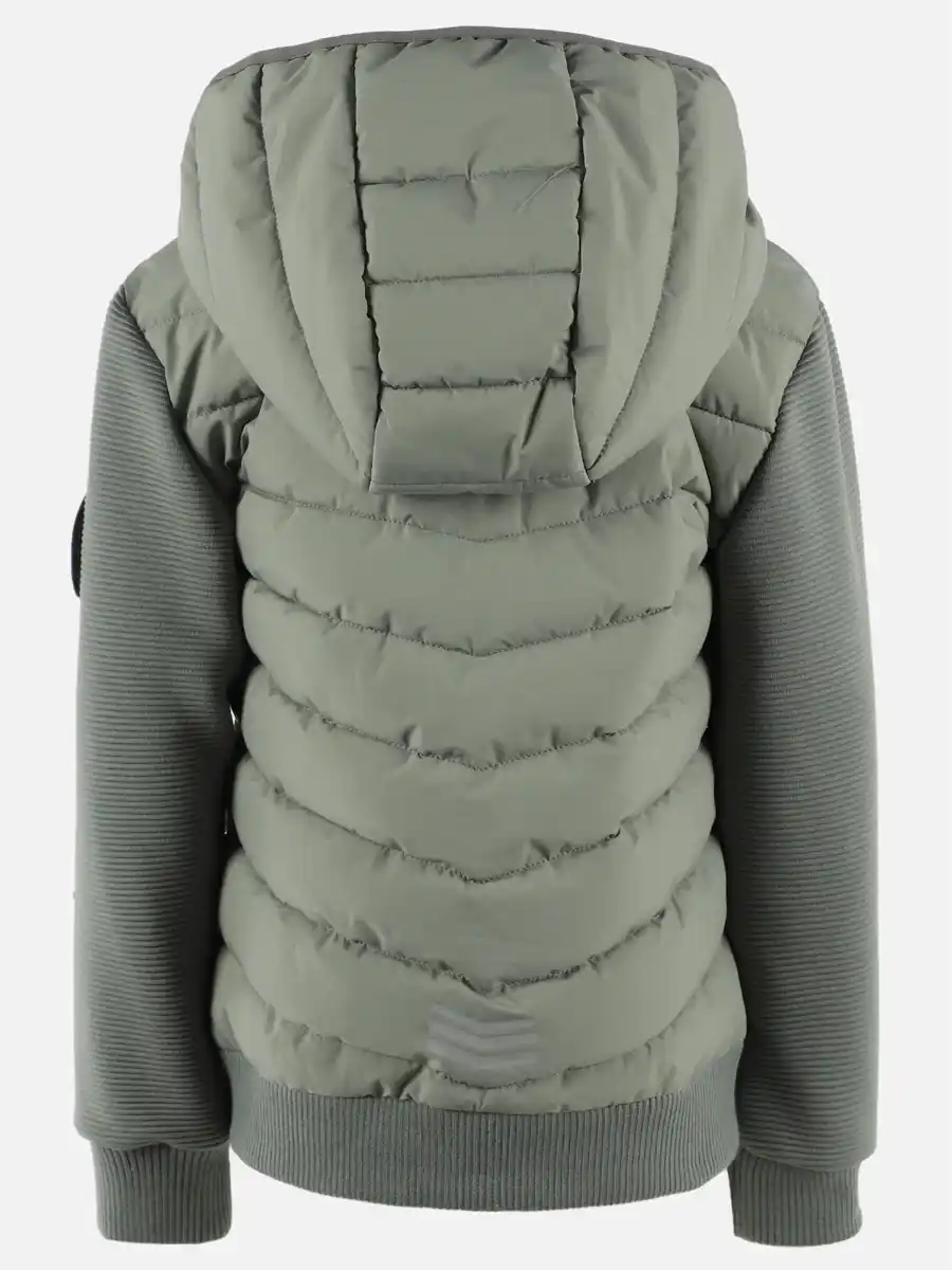 Bild 2 von Kinder Hybridjacke mit Kapuze Grün