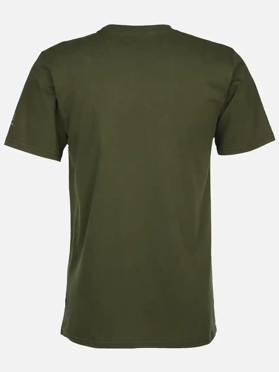 Bild 2 von Herren Shirt mit Spruch Oliv