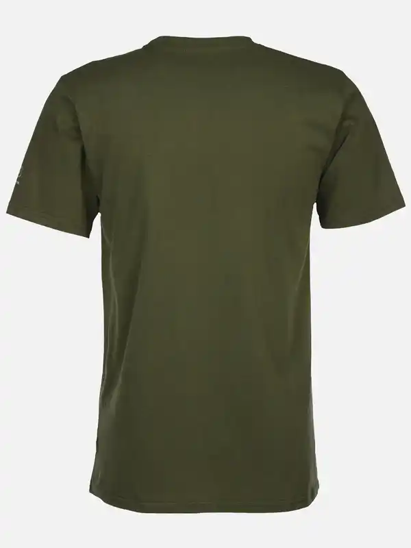 Bild 2 von Herren Shirt mit Spruch Oliv