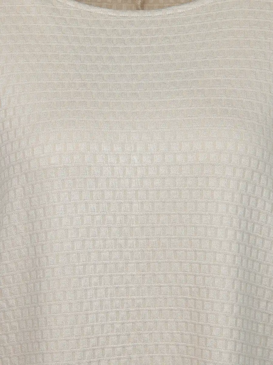 Bild 3 von Damen Struktur Shirt Beige