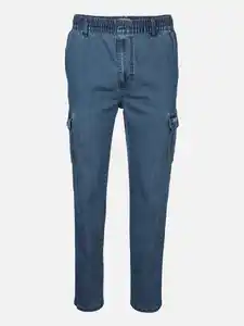 Herren Schlupfhose im Cargo Look Blau