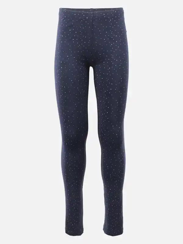 Bild 1 von Mädchen Leggings mit Glitzerpünktchen Marine