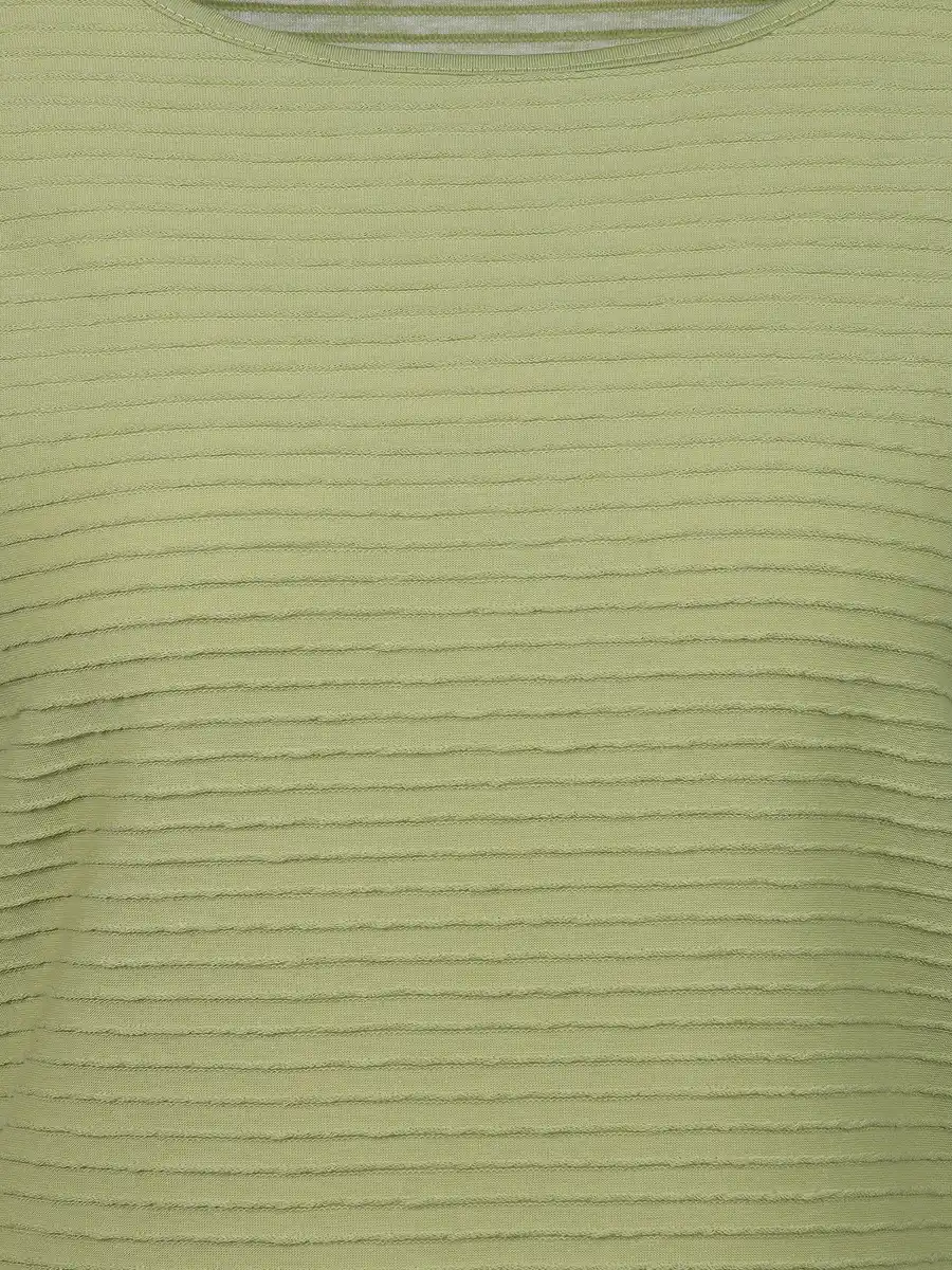 Bild 3 von Damen Strukturshirt mit 3/4 Arm Grün