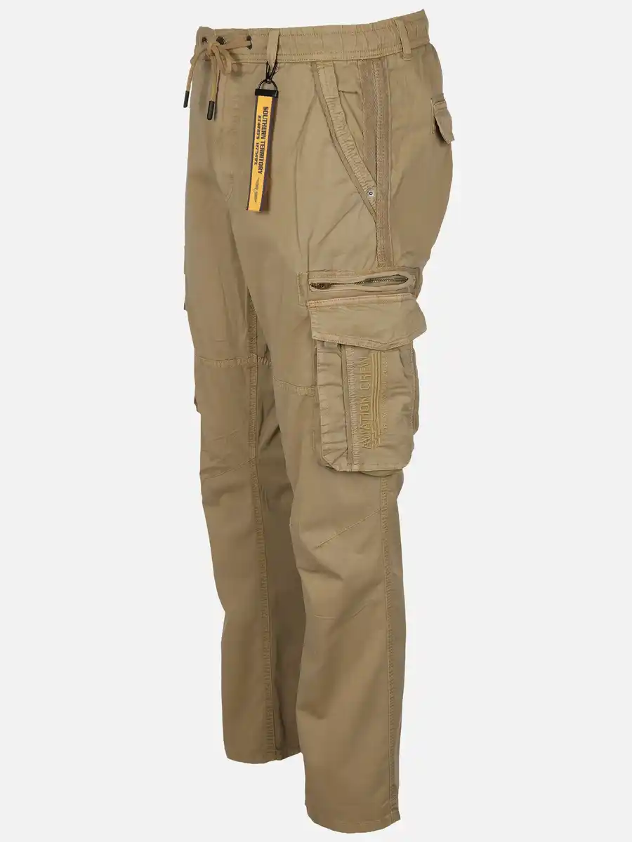 Bild 3 von Herren Cargohose mit Komfortbund Beige