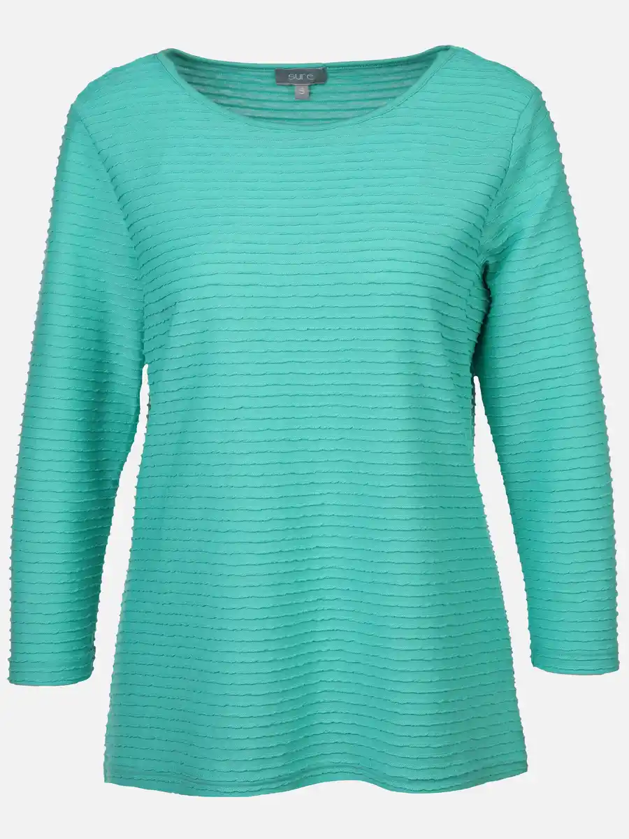 Bild 1 von Damen Strukturshirt mit 3/4 Arm Türkis