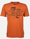 Bild 1 von Herren T-Shirt mit Print in Used Optik Orange