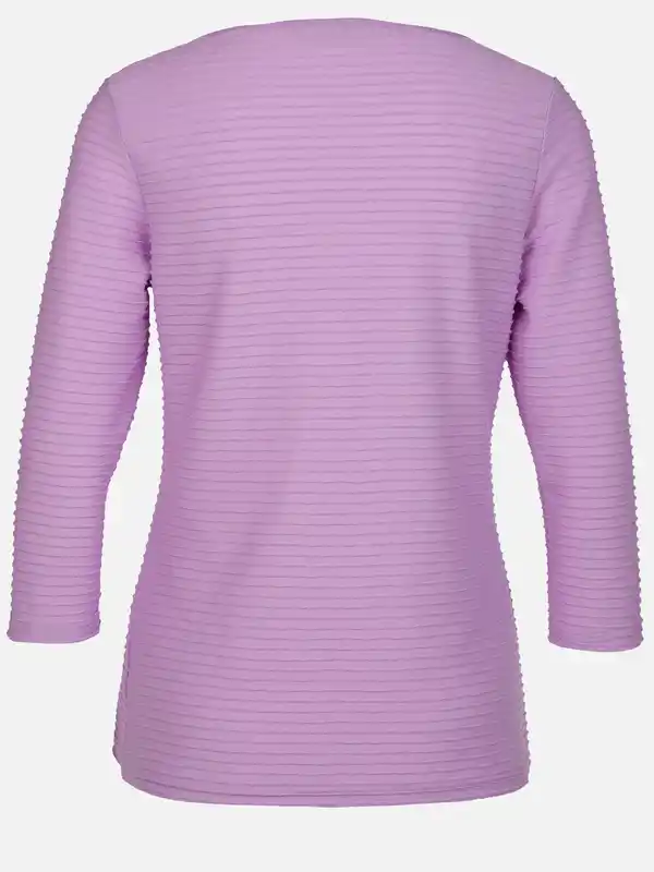 Bild 2 von Damen Strukturshirt mit 3/4 Arm Lila