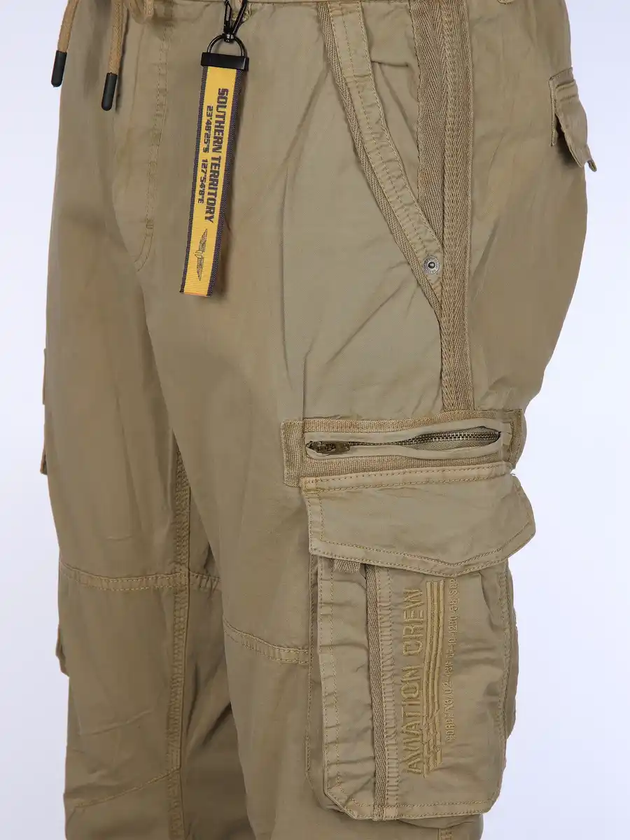 Bild 4 von Herren Cargohose mit Komfortbund Beige