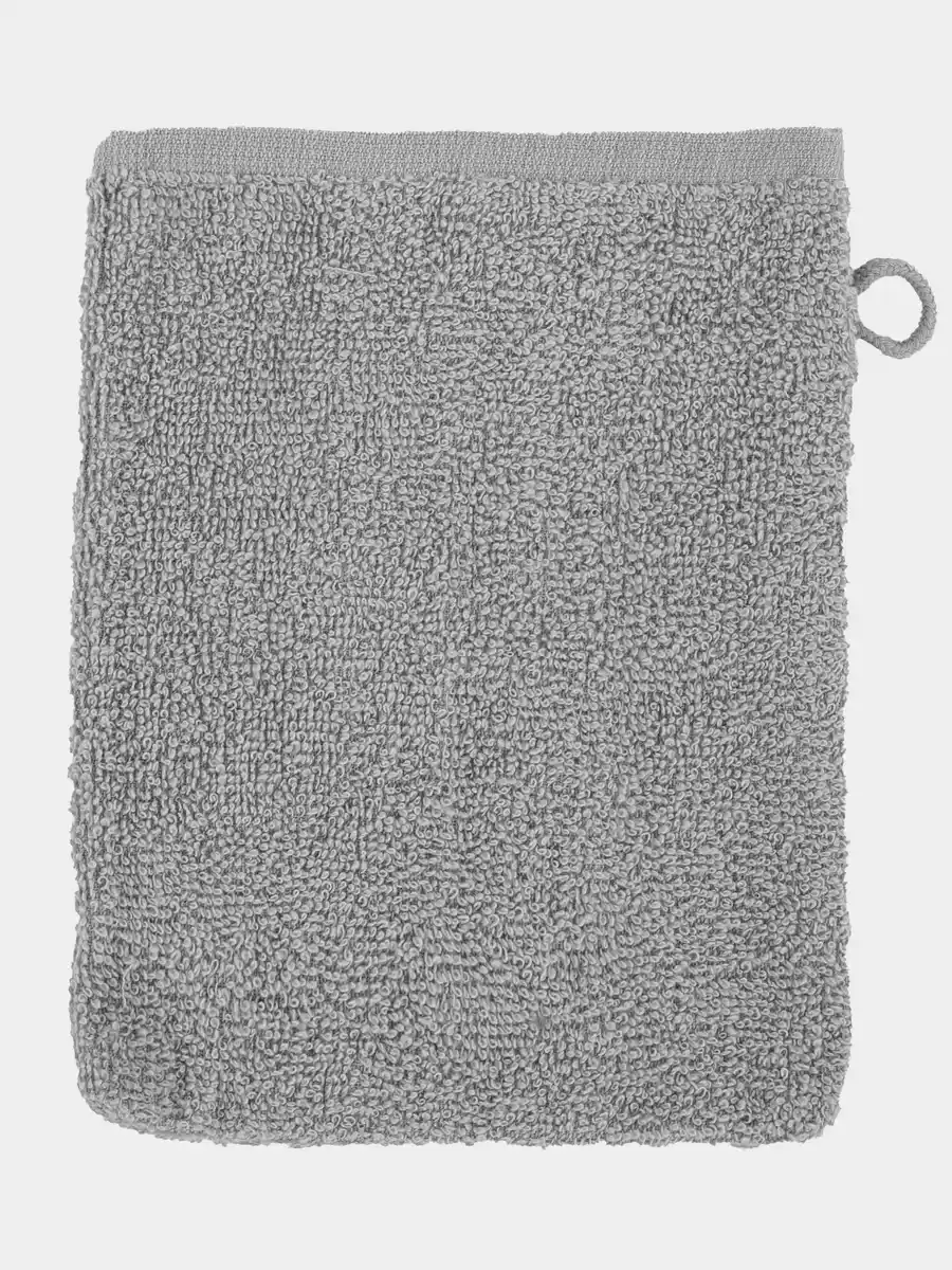 Bild 2 von Waschhandschuh unifarben 16x21cm Grau