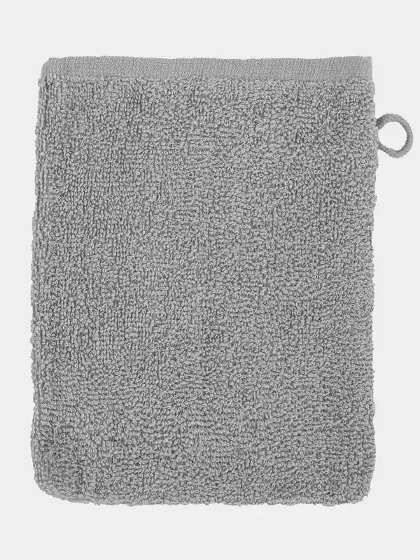 Bild 2 von Waschhandschuh unifarben 16x21cm Grau