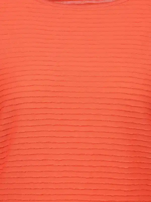 Bild 3 von Damen Strukturshirt mit 3/4 Arm Orange