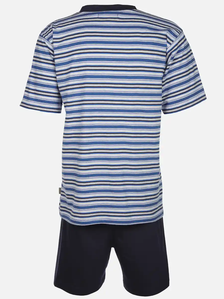 Bild 2 von Herren Pyjama kurz Blau