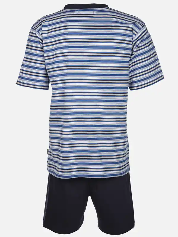 Bild 2 von Herren Pyjama kurz Blau