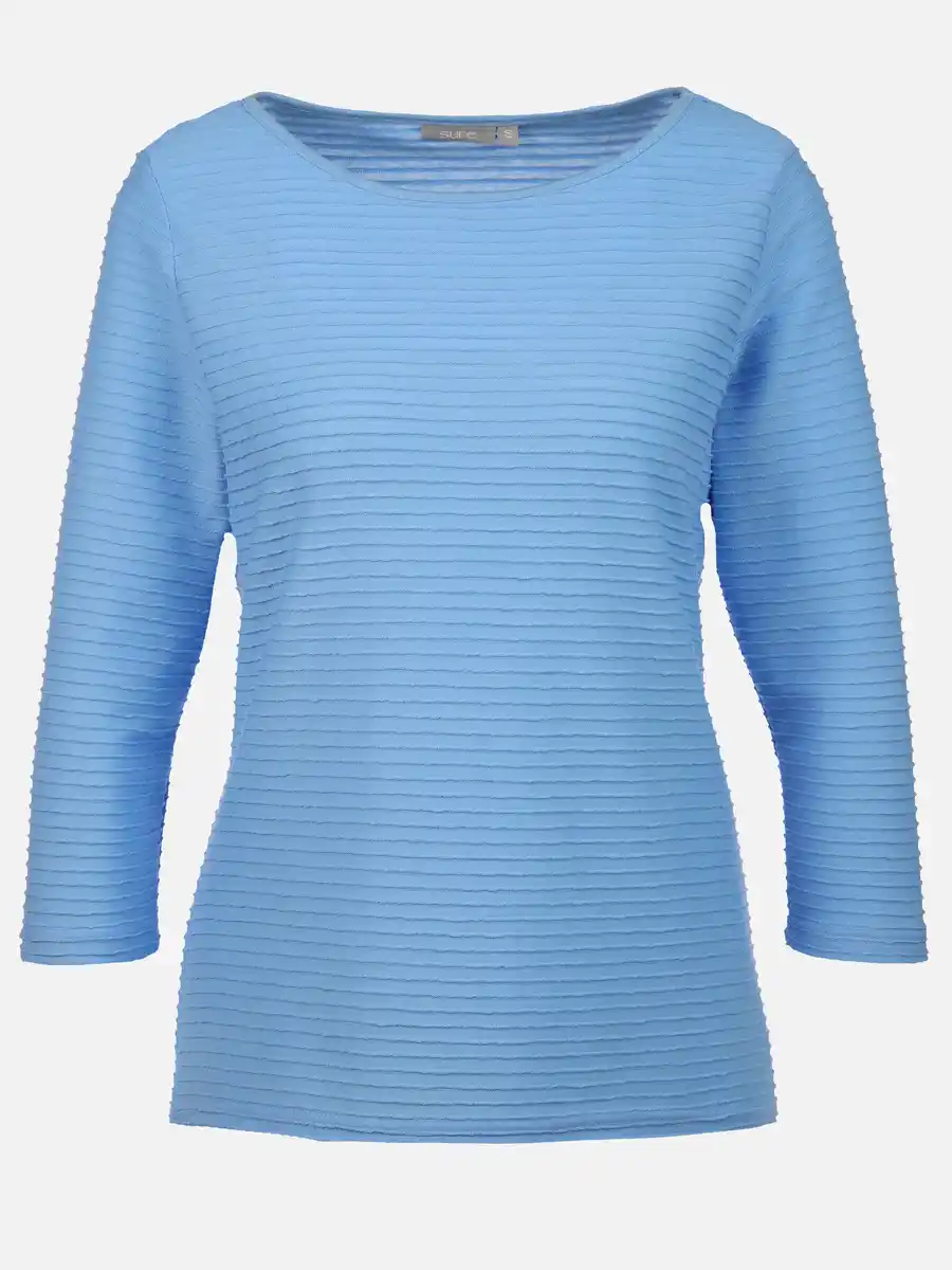 Bild 1 von Damen Strukturshirt mit 3/4 Arm Blau