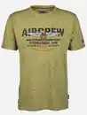 Bild 1 von Herren T-Shirt mit Print in Used Optik Gelb