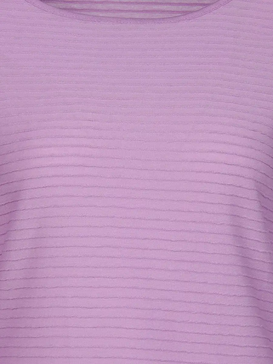 Bild 3 von Damen Strukturshirt mit 3/4 Arm Lila