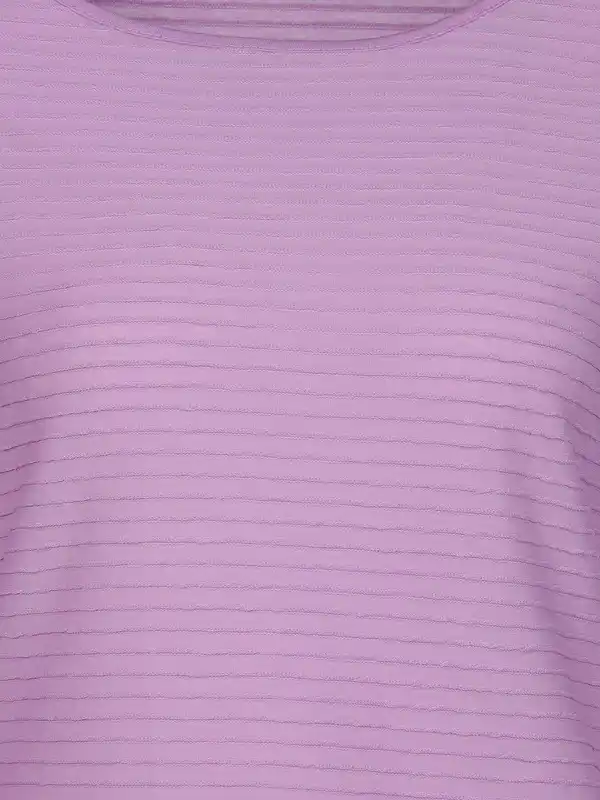 Bild 3 von Damen Strukturshirt mit 3/4 Arm Lila