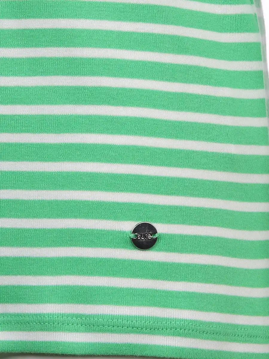 Bild 3 von Damen Streifenshirt mit 3/4 Arm Grün