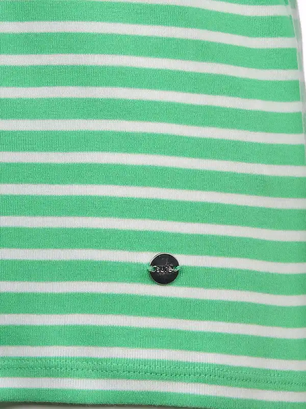 Bild 3 von Damen Streifenshirt mit 3/4 Arm Grün