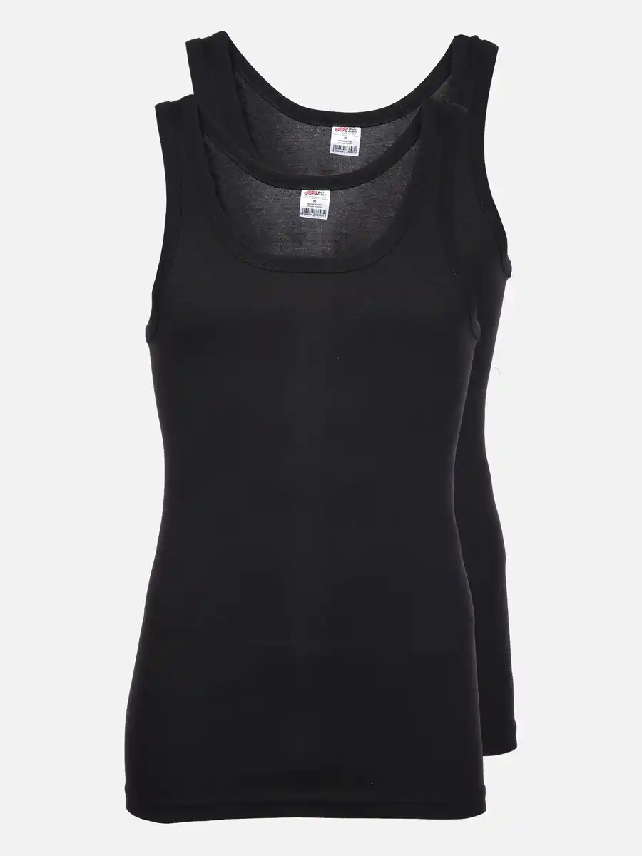 Bild 1 von Herren Achselhemd im 2er Pack Schwarz