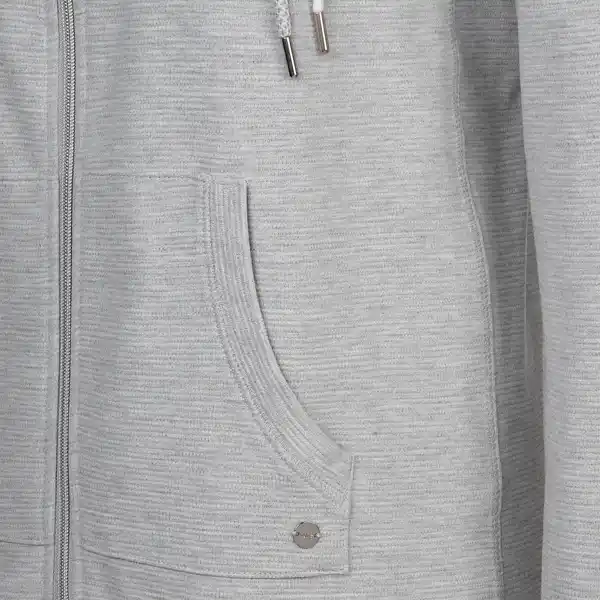 Bild 3 von Damen Sweatjacke mit Kapuze Grau