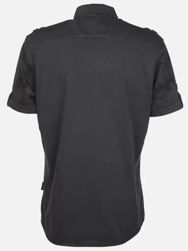 Bild 2 von Herren Jerseyhemd mit Alloverprint Grau