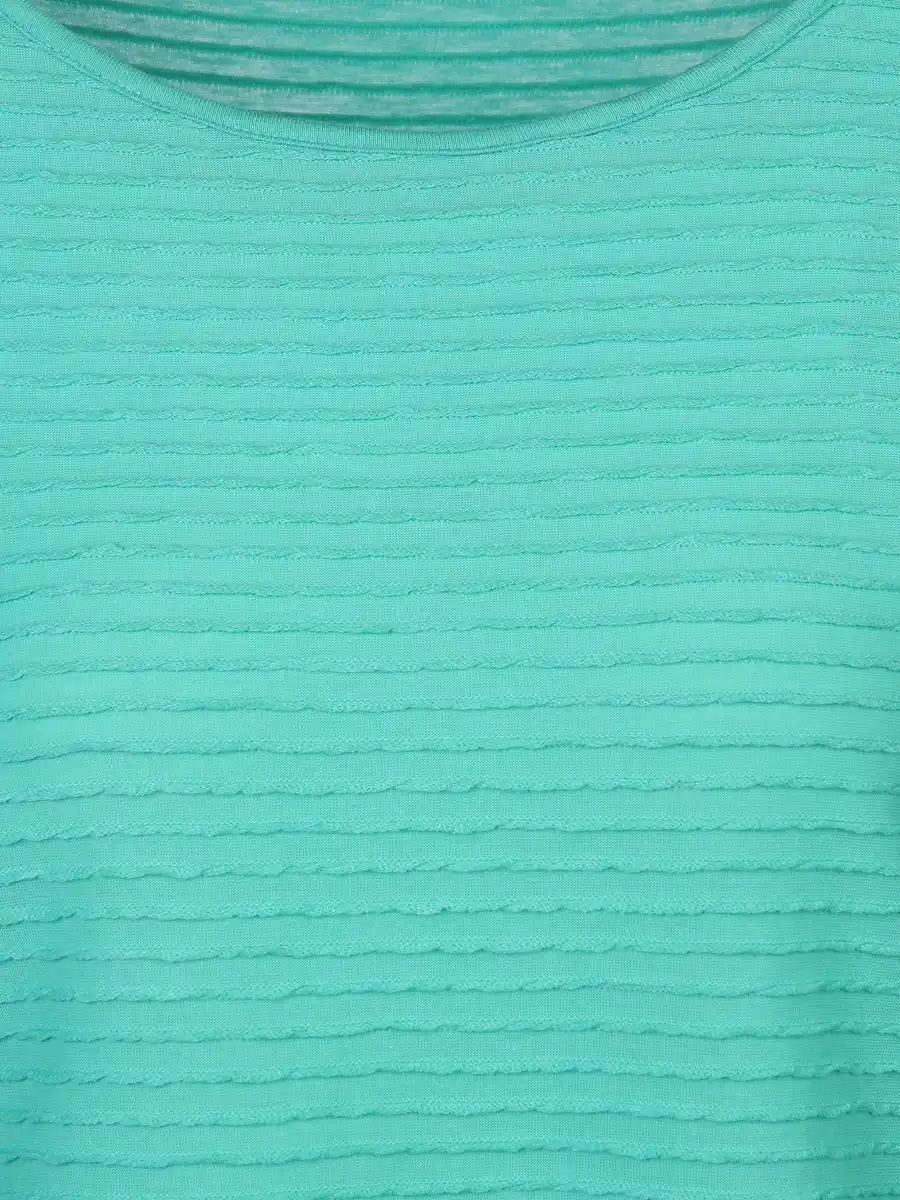 Bild 3 von Damen Strukturshirt mit 3/4 Arm Türkis