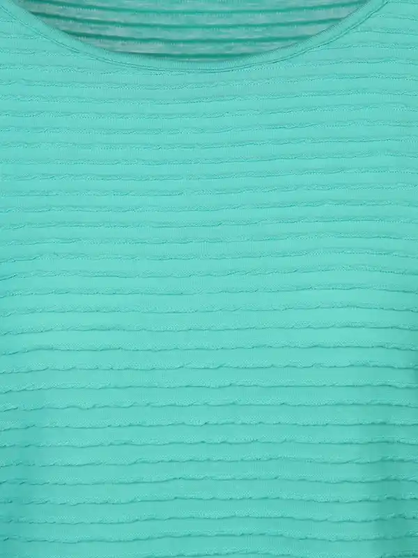 Bild 3 von Damen Strukturshirt mit 3/4 Arm Türkis