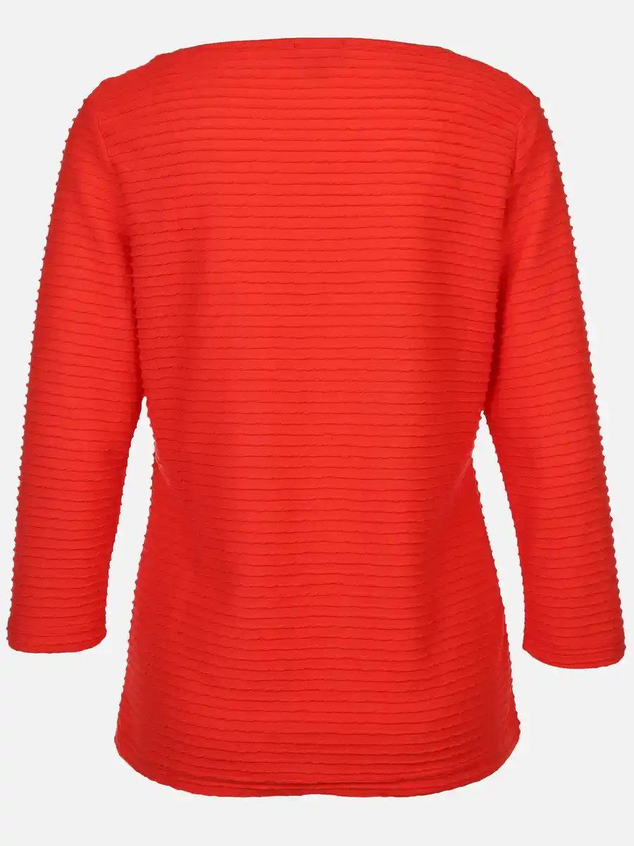 Bild 2 von Damen Strukturshirt mit 3/4 Arm Rot