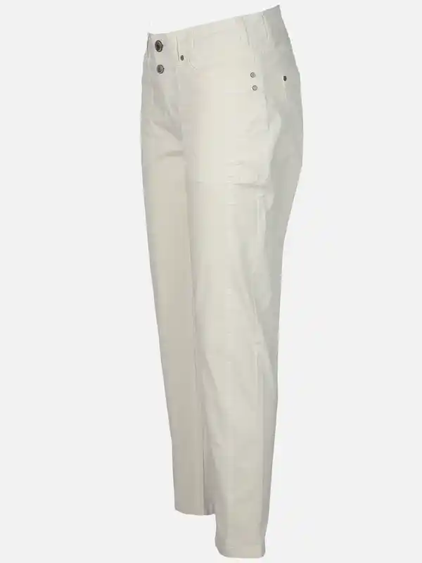 Bild 3 von Damen Freizeithose Weiß