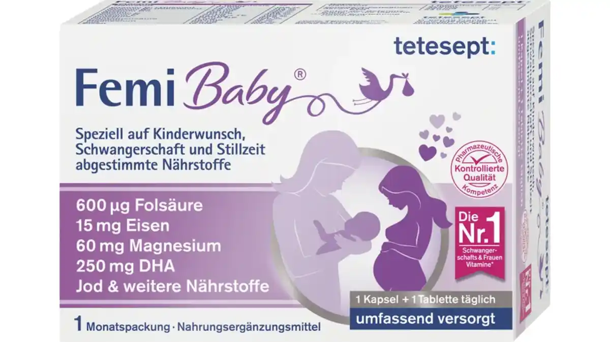 Bild 1 von tetesept Femi Baby® 30 Tabletten + 30 Kapseln